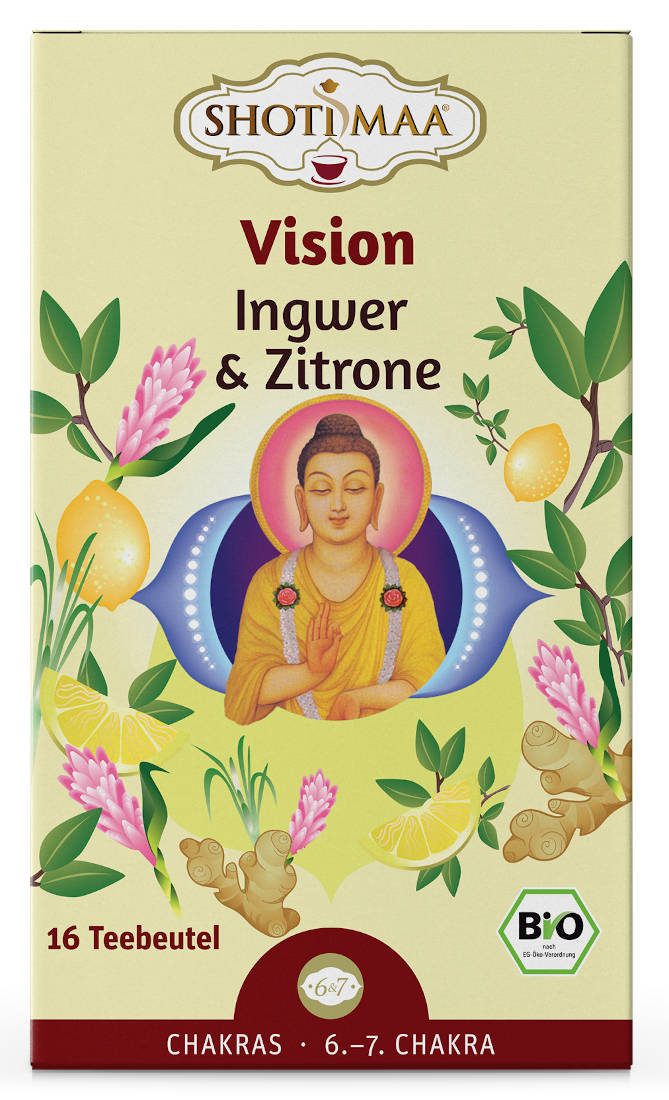 Shoti Maa BIO Tee - Vision - Ingwer Zitrone