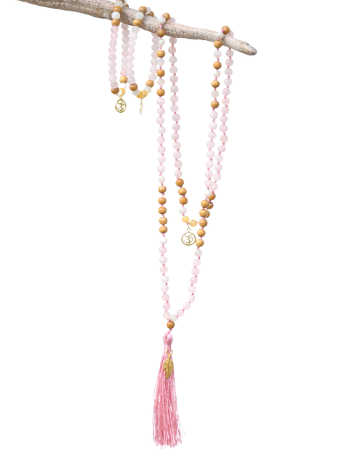 Edelstein Mala rose