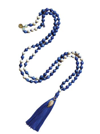 Edelstein Mala blue