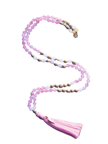 Edelstein Mala rose