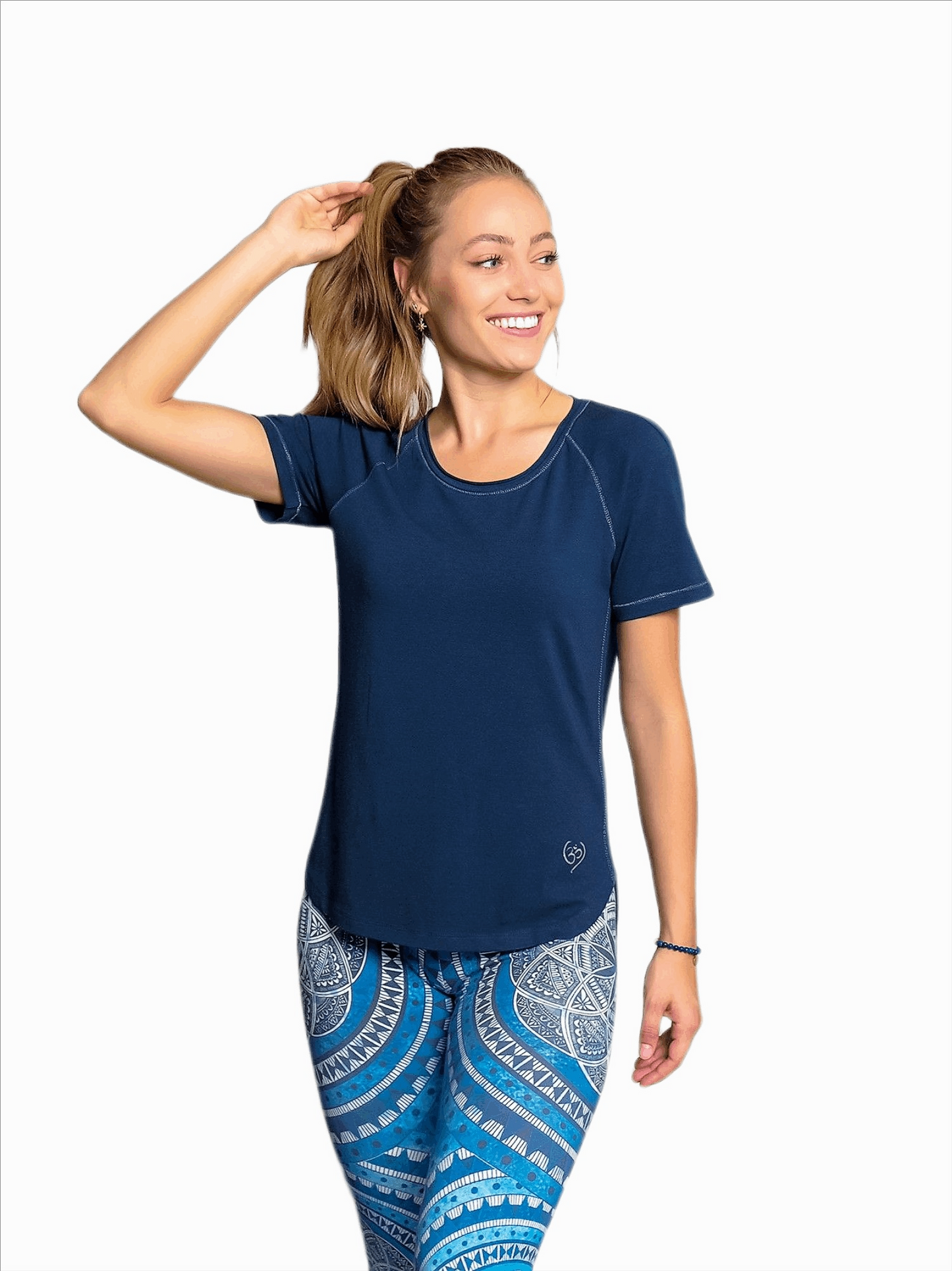 Yoga Shirt Raglan dunkelblau