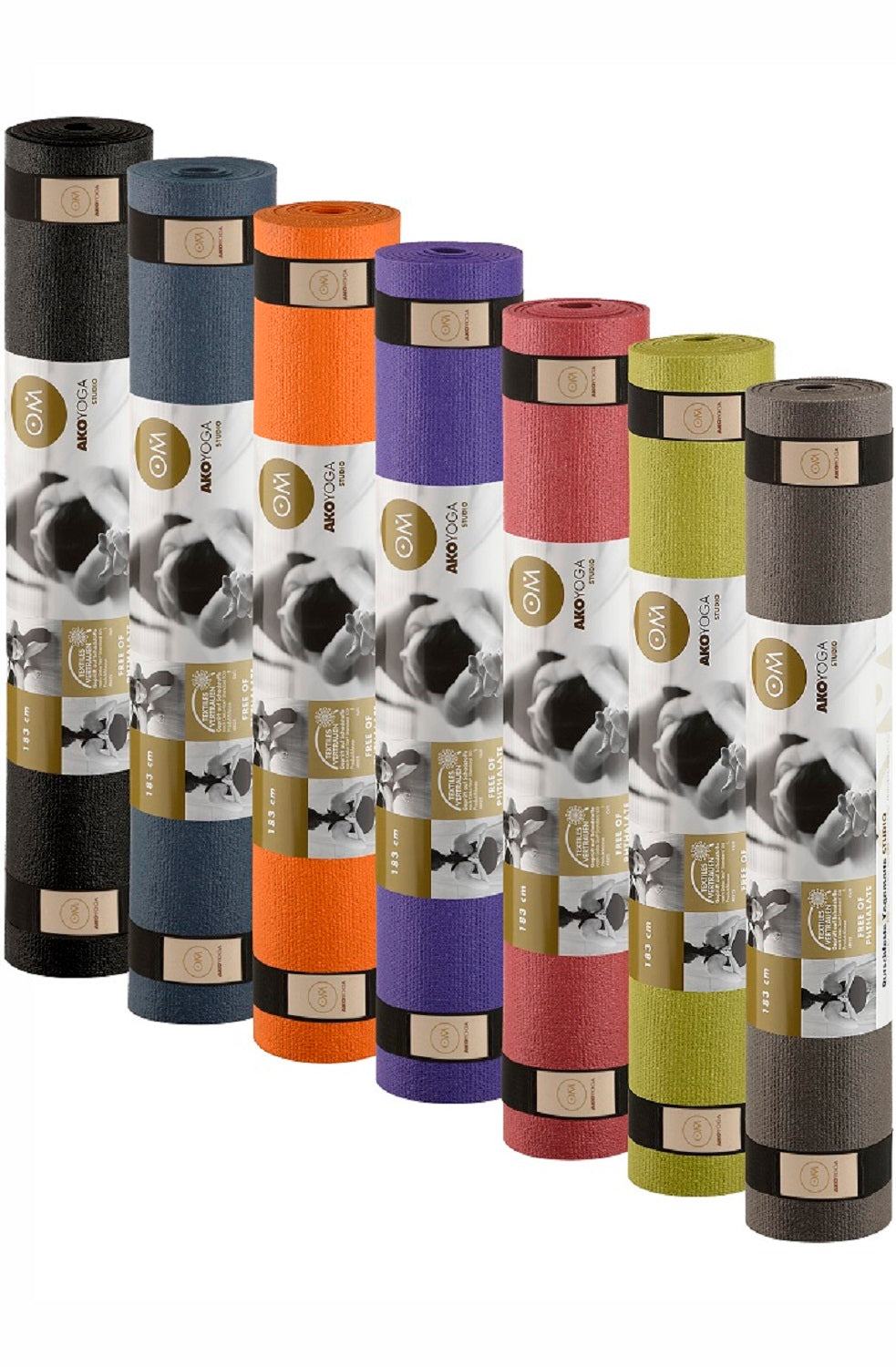 Yoga Matte Yin-Yang Studio von Ako 4,5 mm