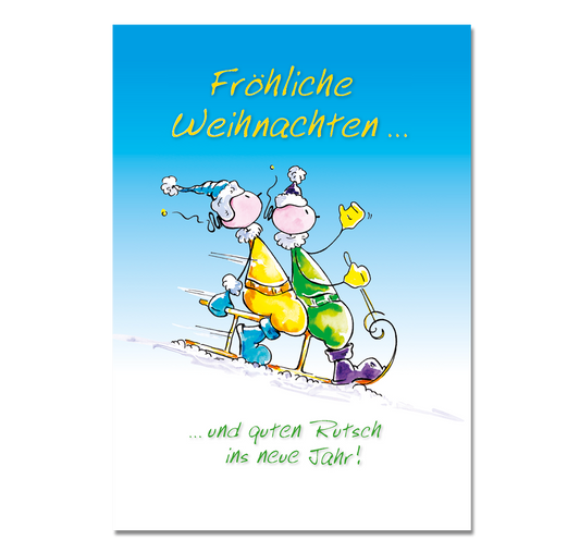 OUPS Klappkarte - Fröhliche Weihnachten...