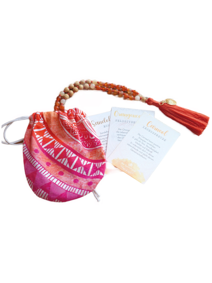 Edelstein Mala orange