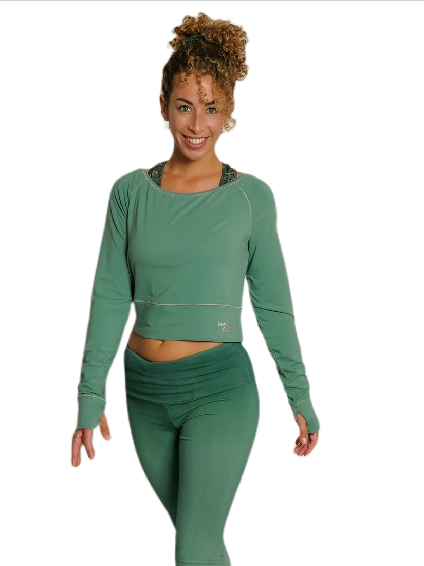 Longsleeve Bambus green