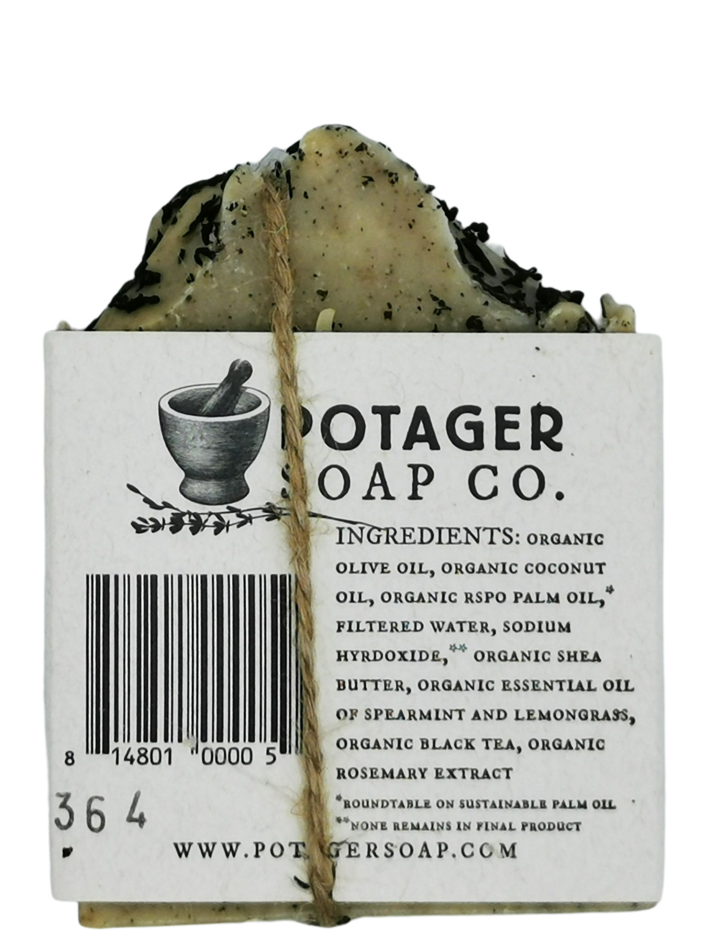 Potager Soap Minze- Zitrone- Tee 128g