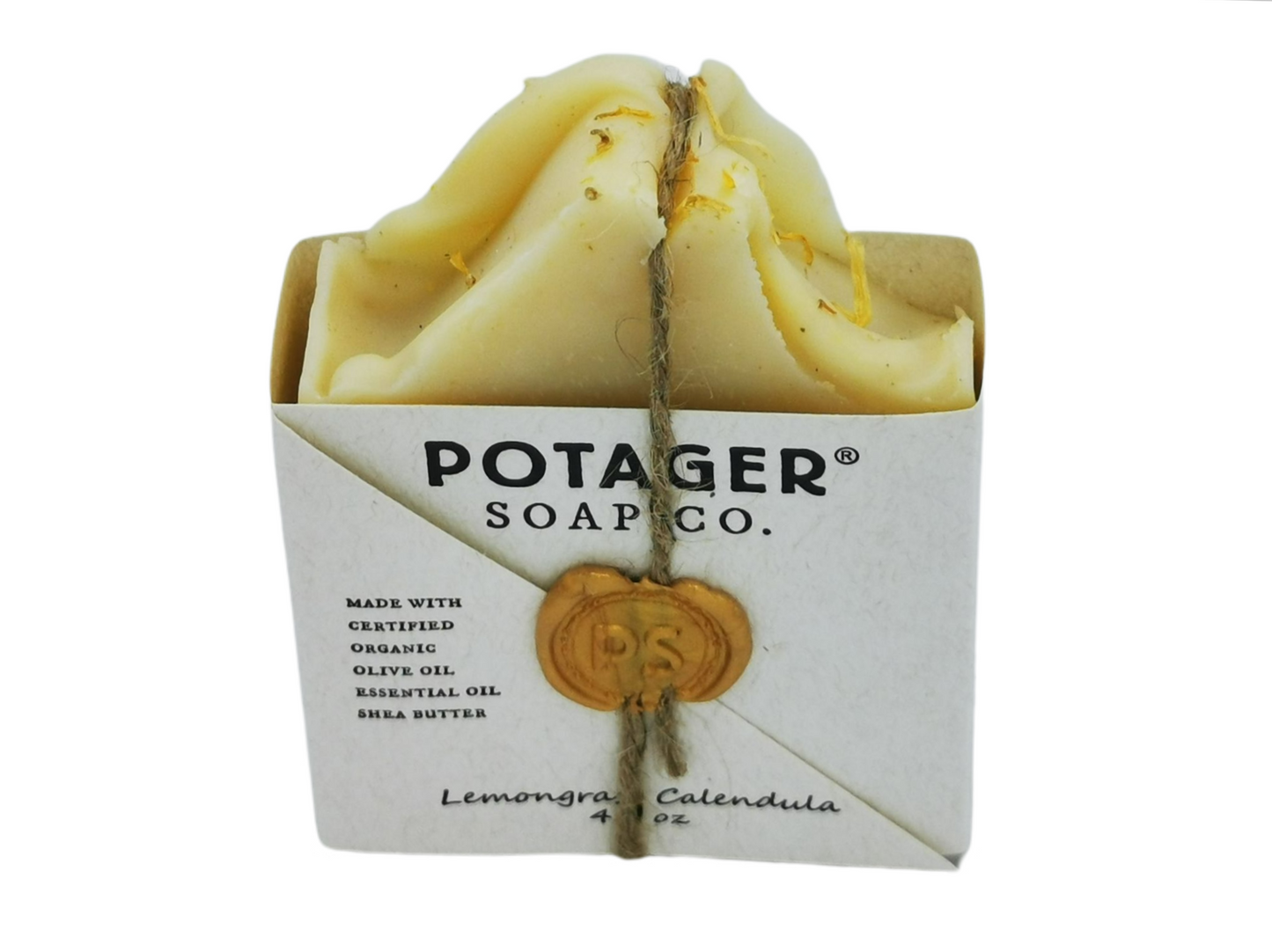 Potager Soap Zitronengras Calendula 128g