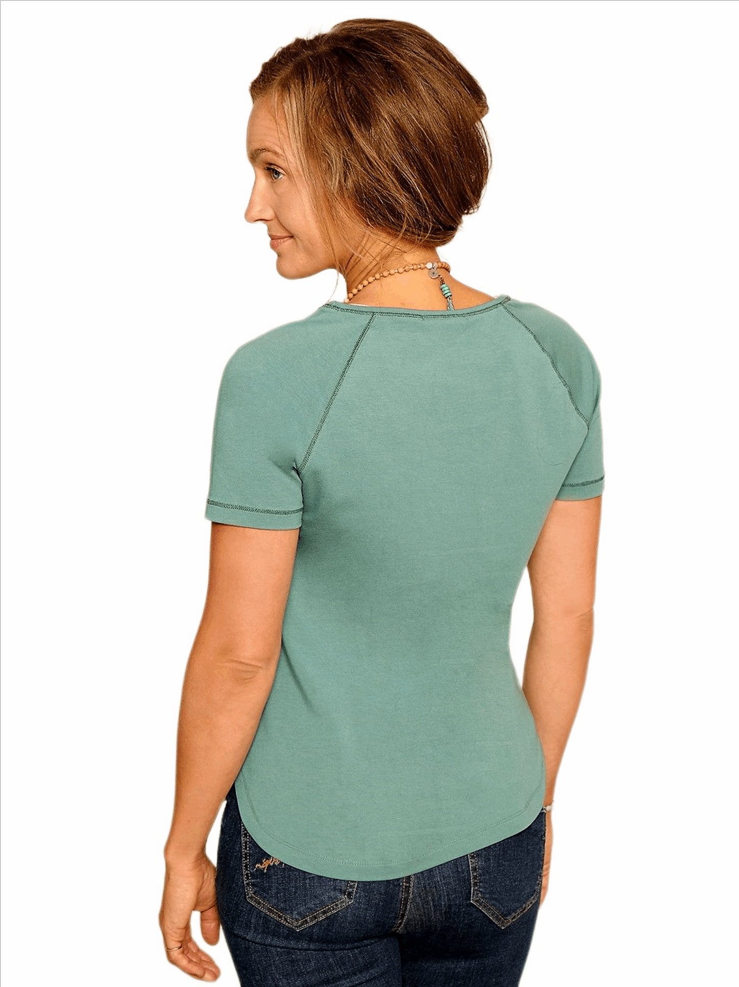 Yoga shirt Raglan grün