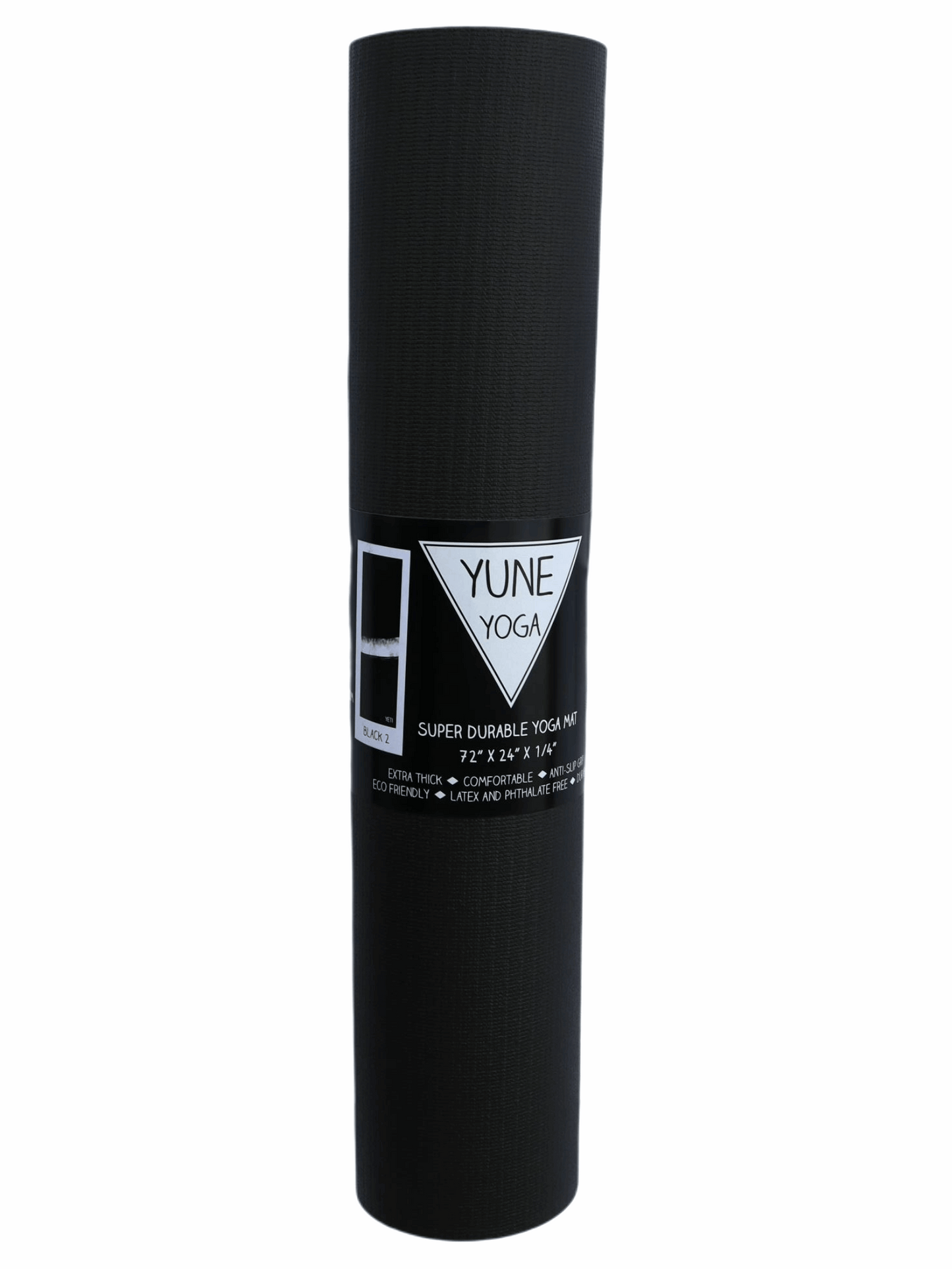 Yune Yoga Mat  Black 2 188x61x0,6cm