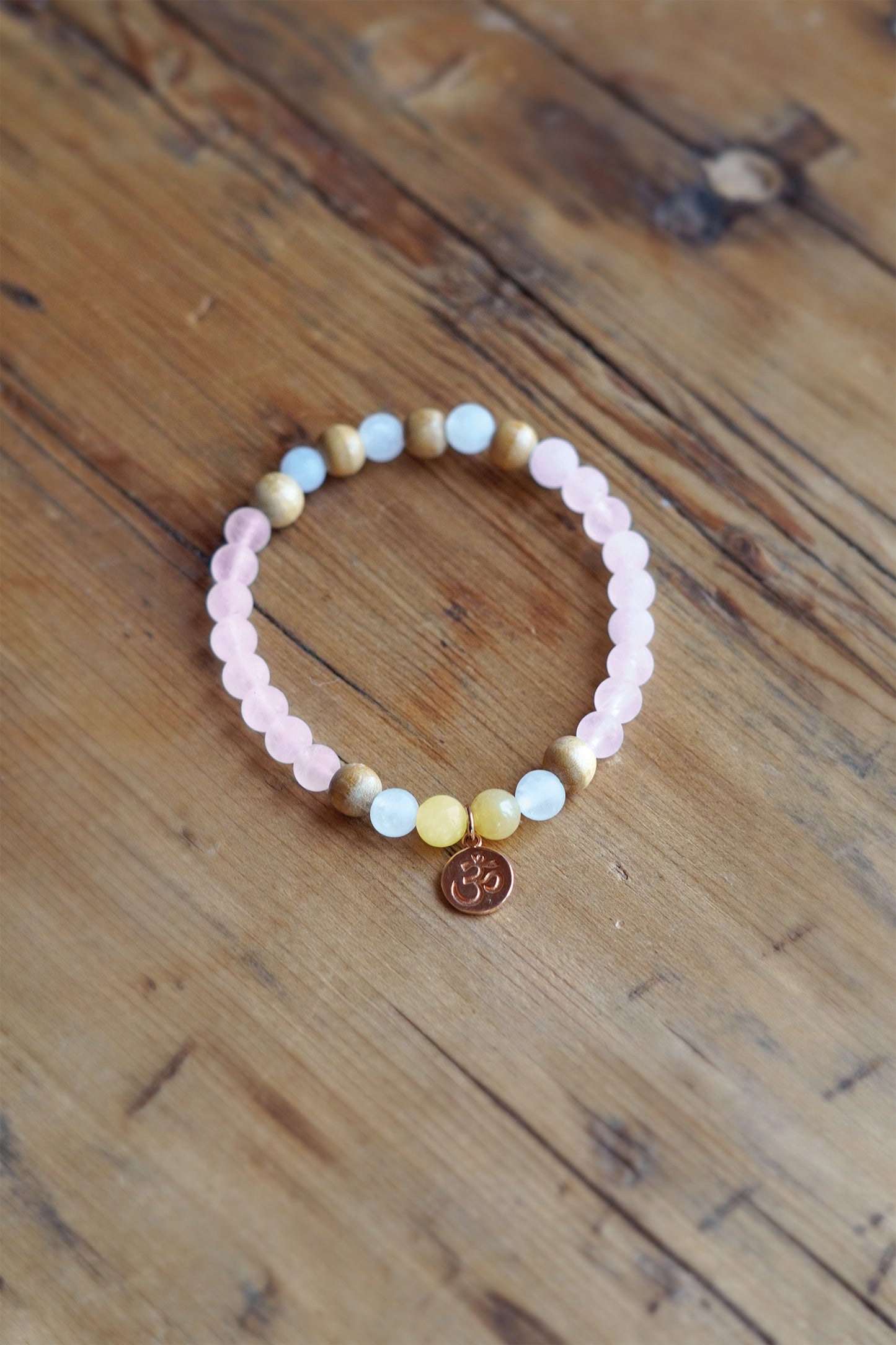 Edelstein Mala-Armband blue