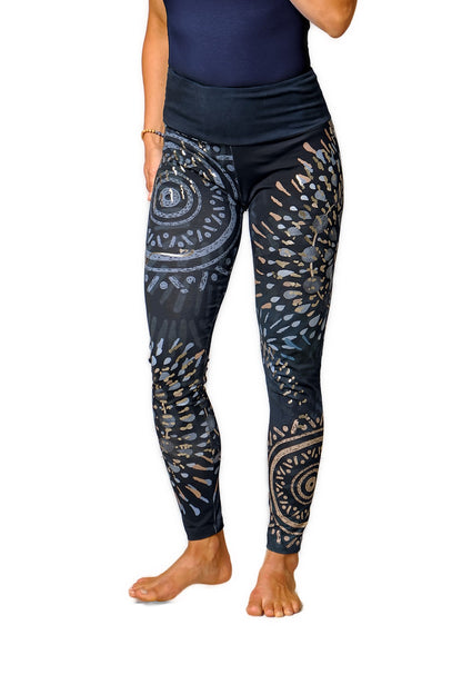 Yoga Leggings Magic blau von Spirit of Om