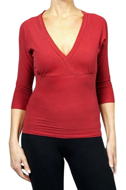 Karuna 3/4 Shirt Bordeaux