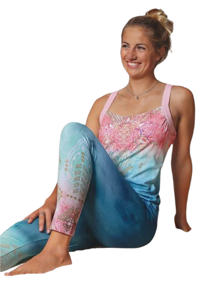Yoga Leggings Indigo peach