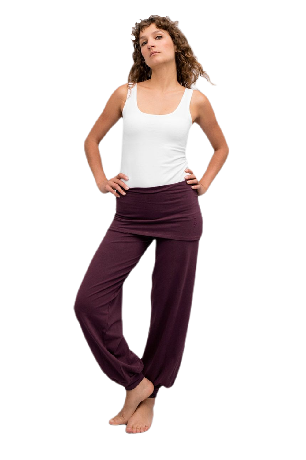 Yoga Hose Sohang aus Bio Baumwolle versch. Farben