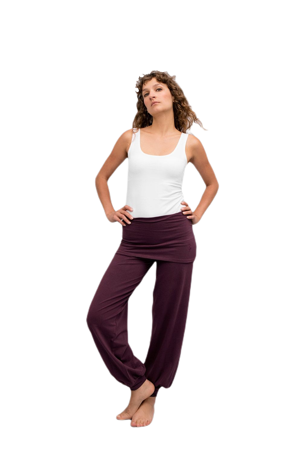 Yoga Hose Sohang aus Bio Baumwolle versch. Farben