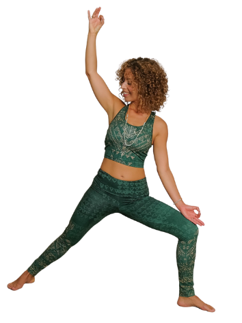 Yoga Legging Buddhi Smaragd Grün