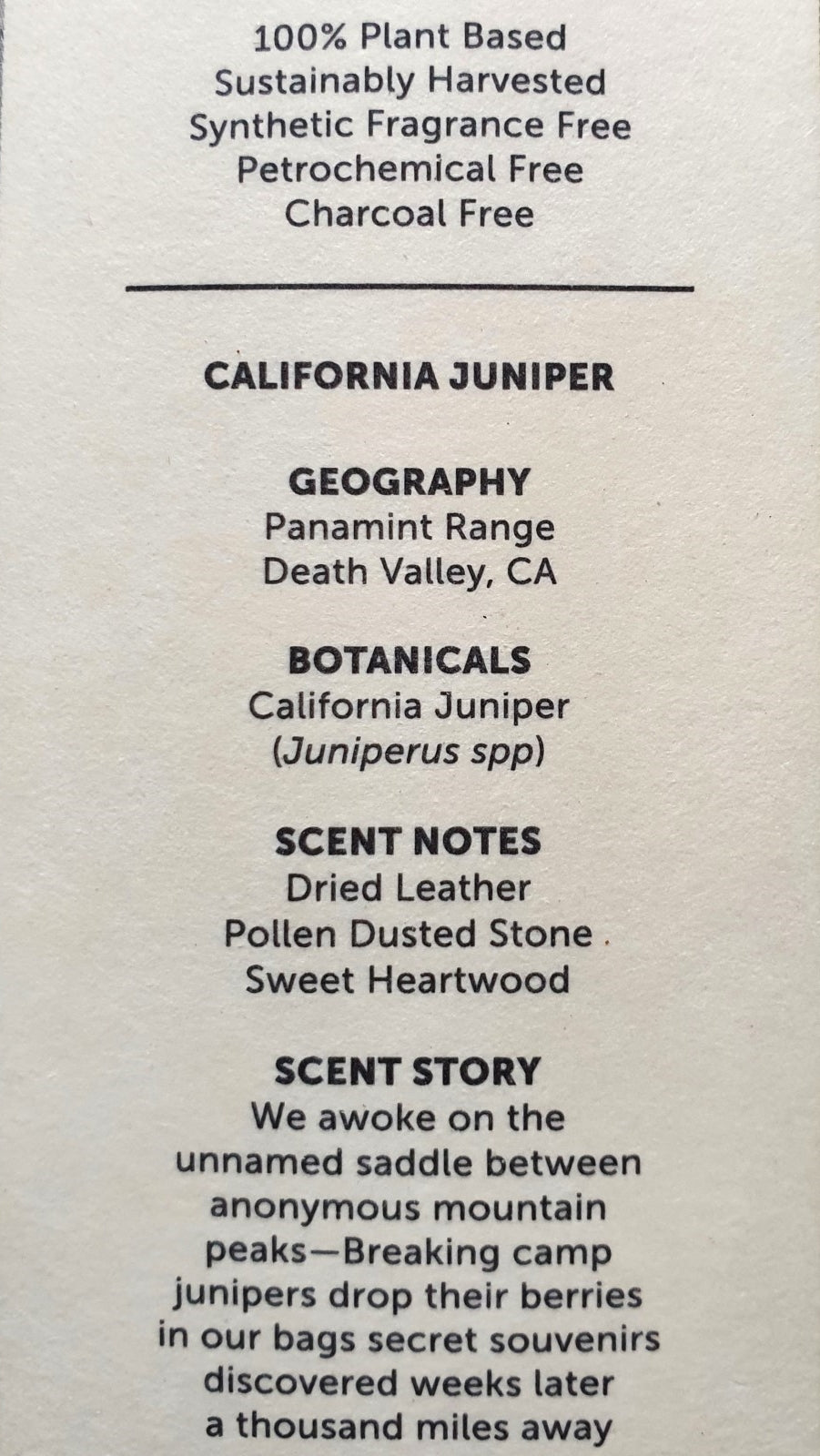 Juniper Ridge- California Juniper