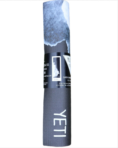 Yune Yoga Mat Black1 schwarz weiß Design 6 mm