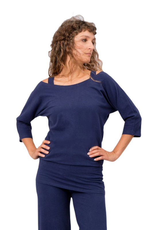 Yoga Shirt Siri - Atlantik Blue