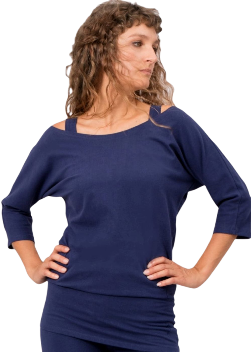 Yoga Shirt Siri - Atlantik Blue