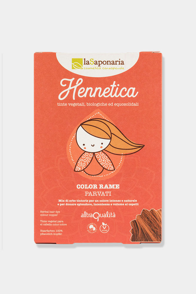 Bio Haarfarbe Hennetica, 100% pflanzlich