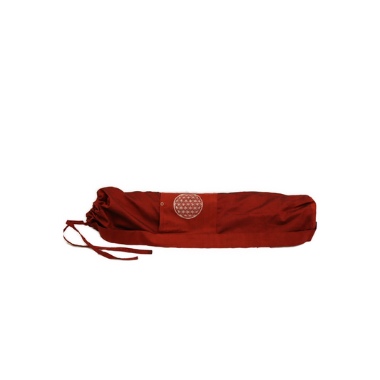 Yogamatten Tasche Lebensblume Rot