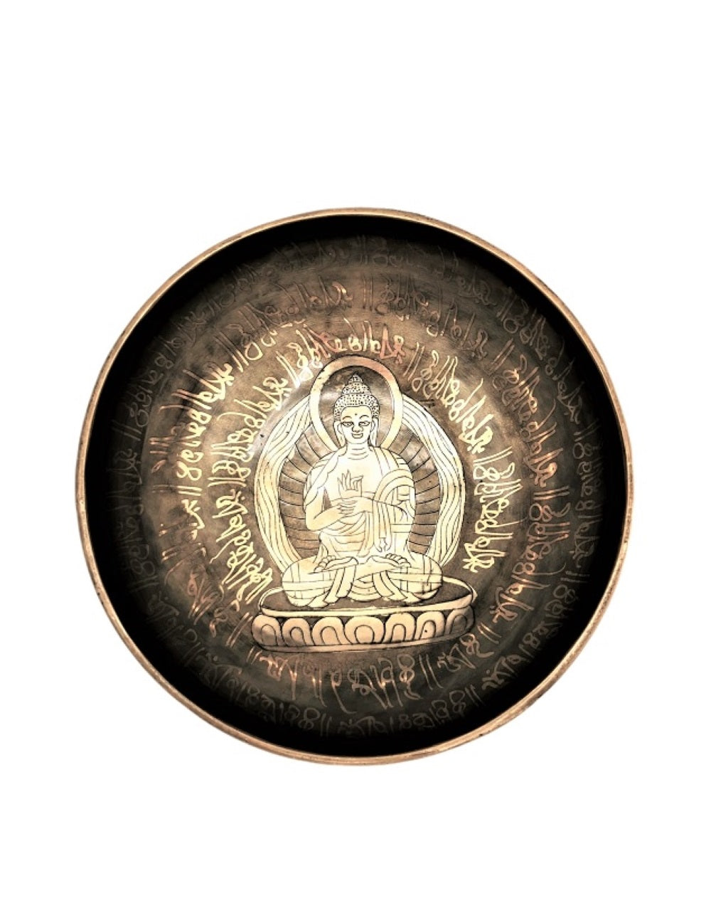 Klangschale Buddha graviert ø 13,5cm 592g