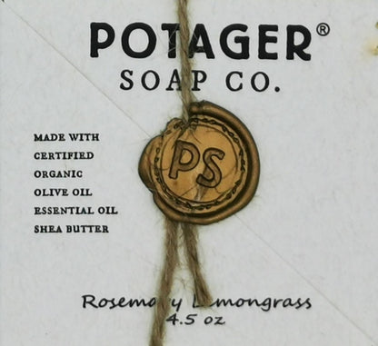 Potager Soap Rosmarin- Zitronengras 128g